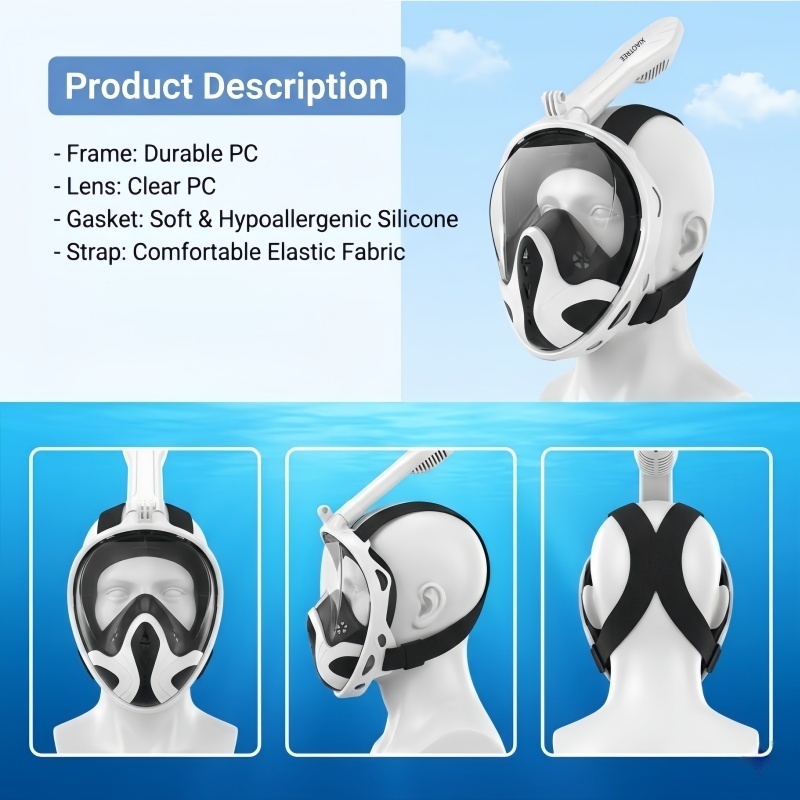 XIAOTREE Tam Yüz Şnorkel Maske - Anti Pollution Mask incelemesi ve fiyatı